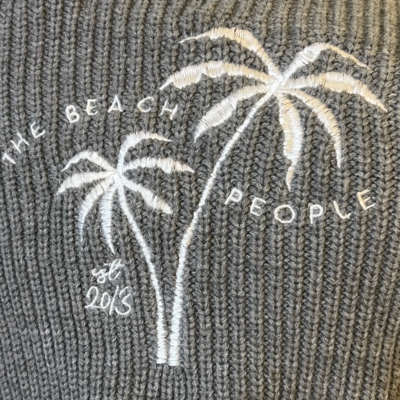 The Beach People Twin Palms Chunky Knit open front sweater/cardigan/jacket - Picture 5 of 9